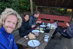 Frühstück vor der Weiterfahrt nach Emsdetten