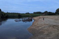 Große Sandmassen wurden bewegt