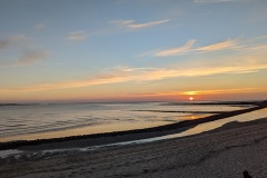 Sonnenuntergang auf Spiekeroog.