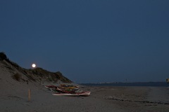 Der Mond über Spiekeroog.