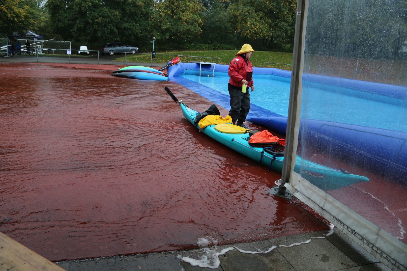 Ausbruch der Wassermassen