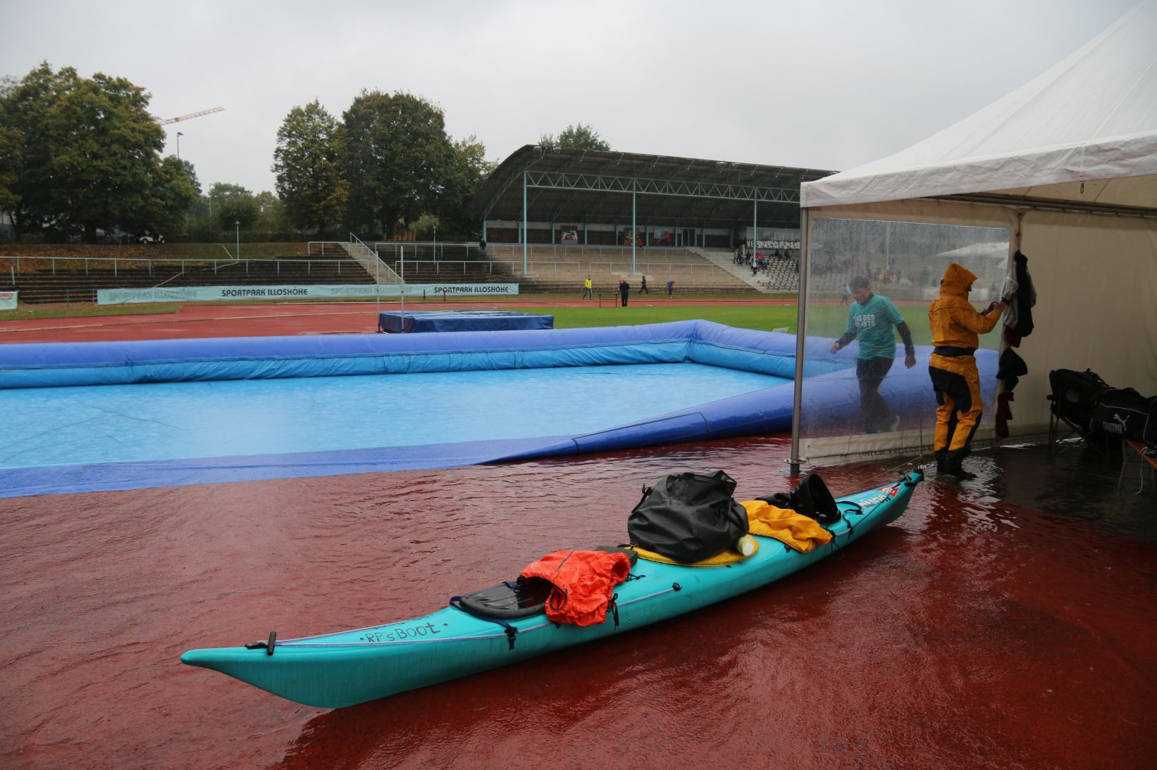 Ausbruch der Wassermassen
